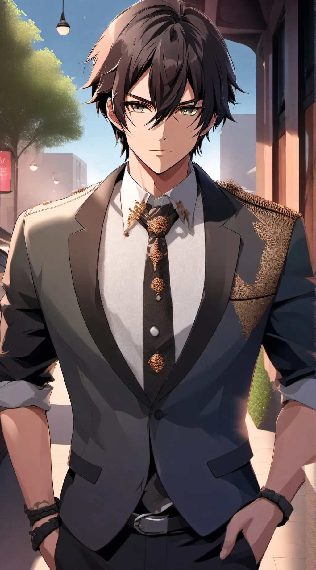 ai character: Damien Blackwood background