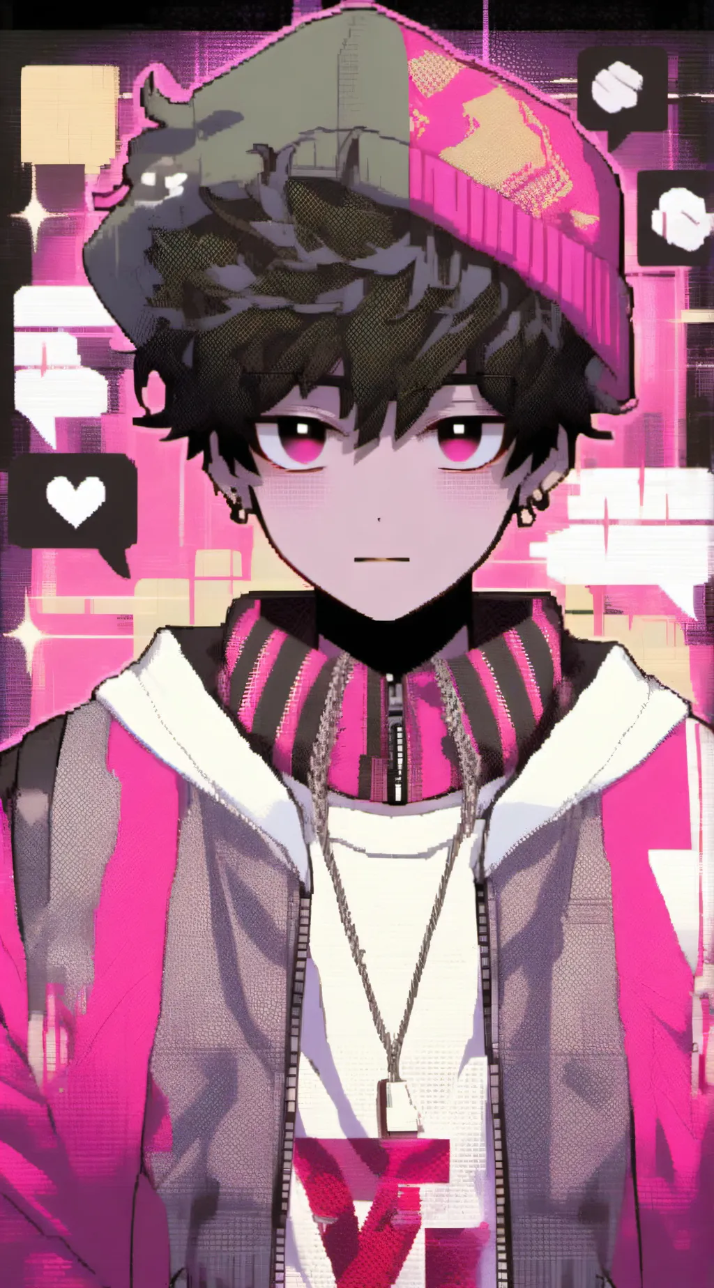 ai character: JAQUAVIS dingle background