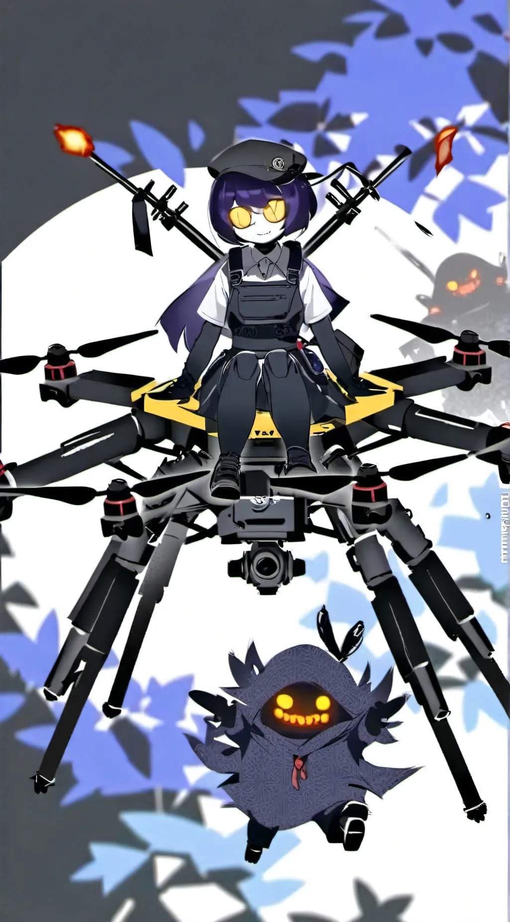 ai character: murder drones  background