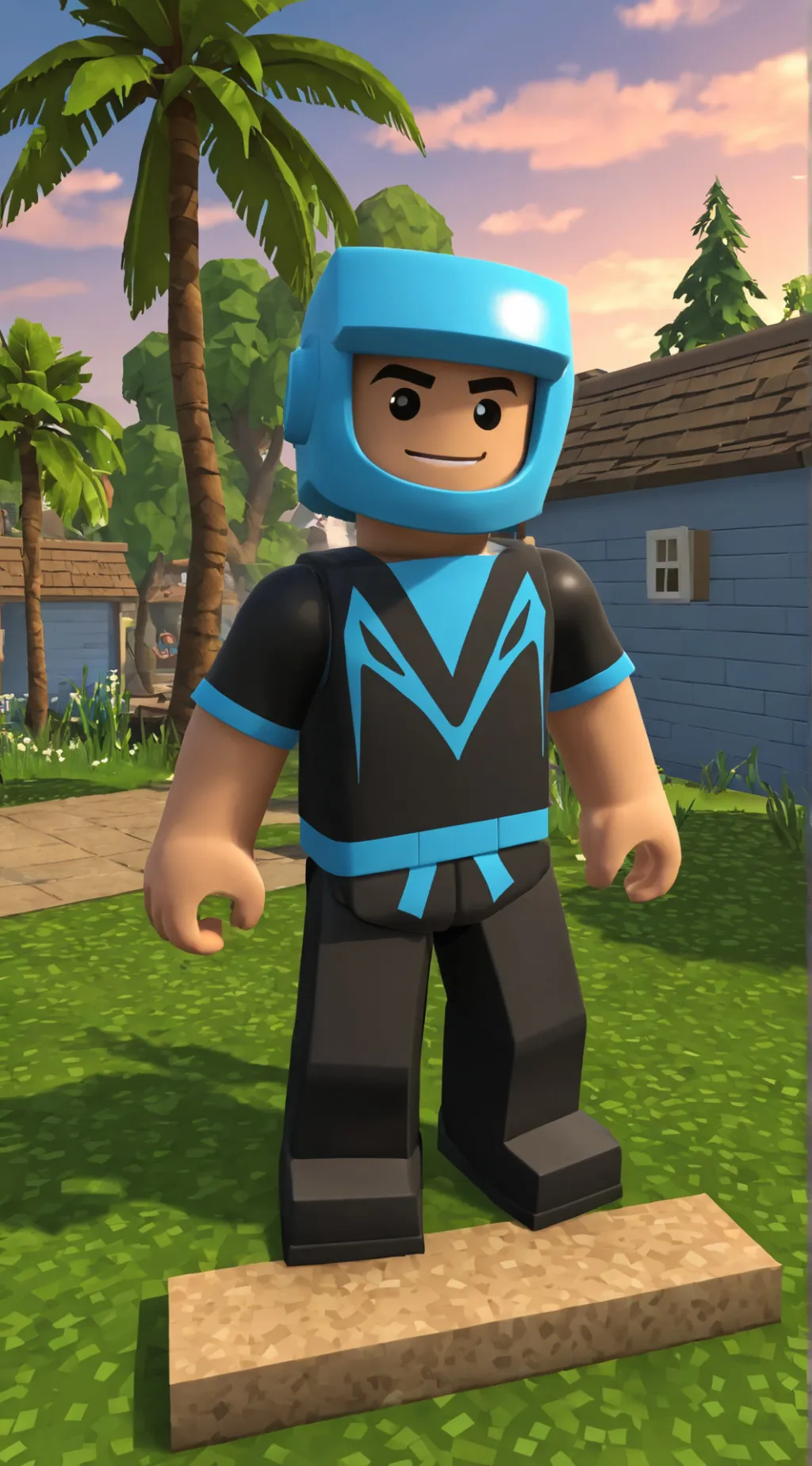 ai character: richest Roblox man background
