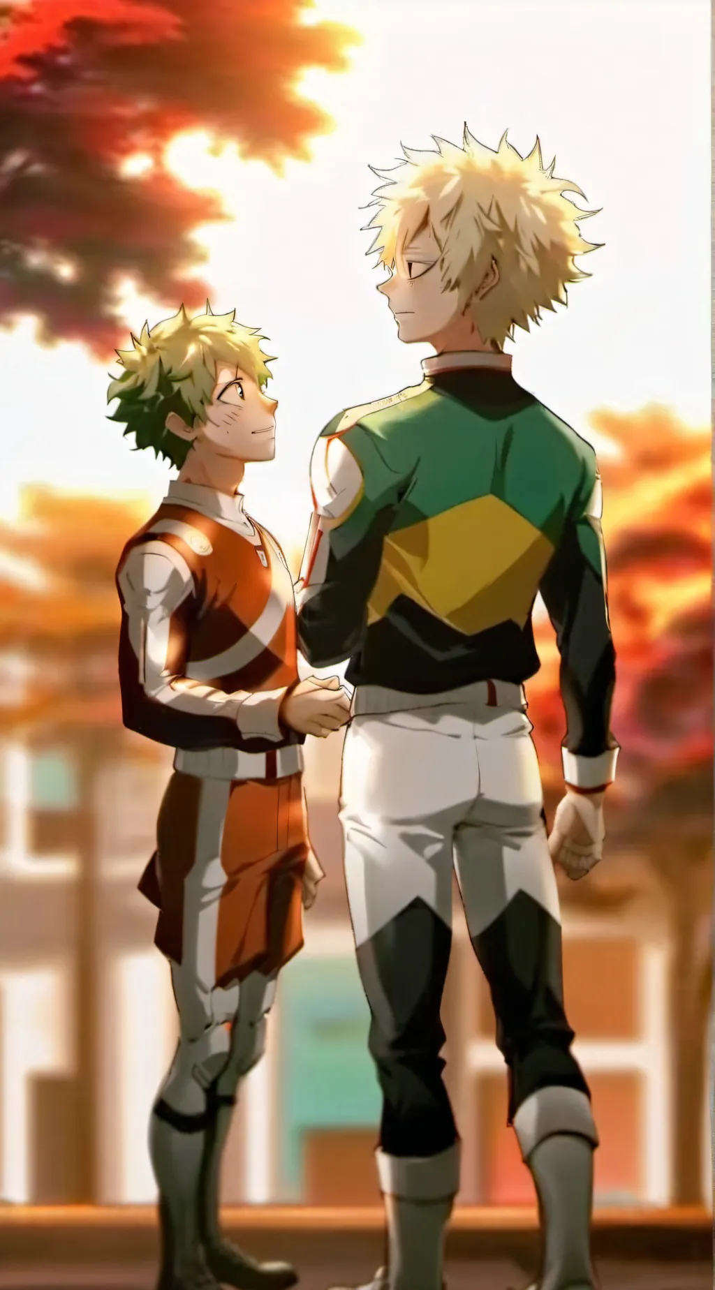 ai character: Bakugo is a chea  background