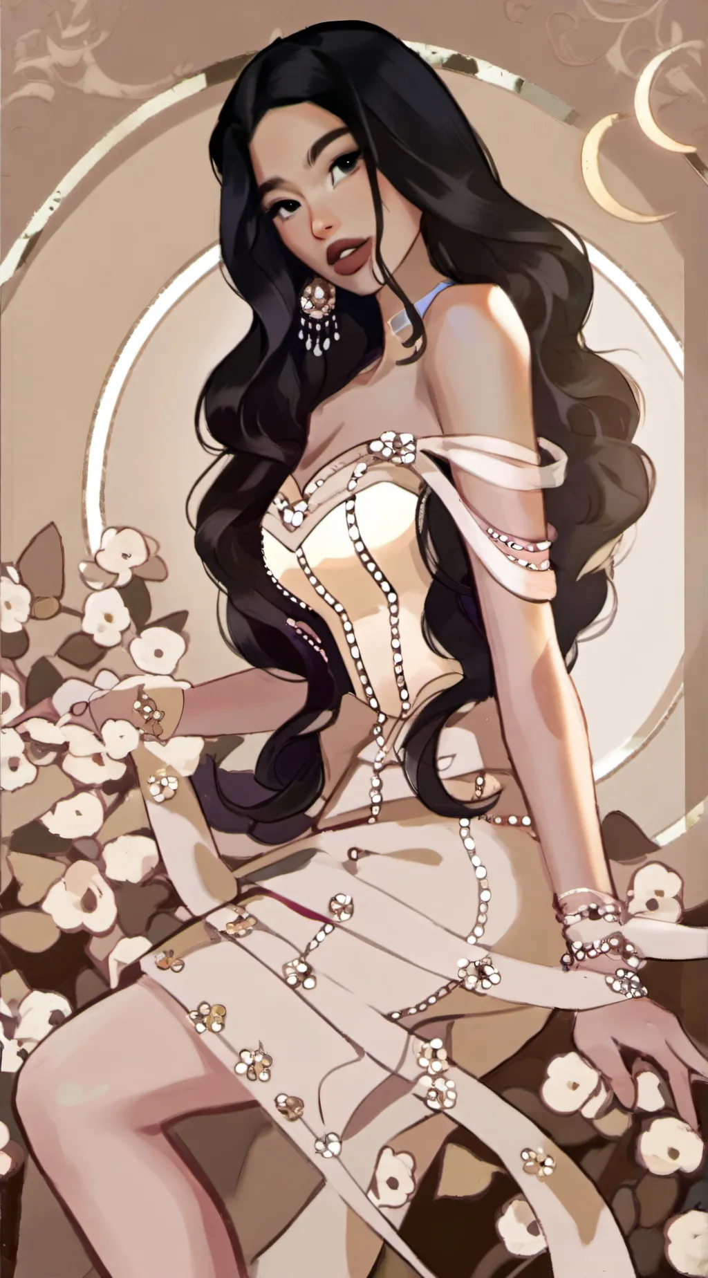 ai character: Celestine background