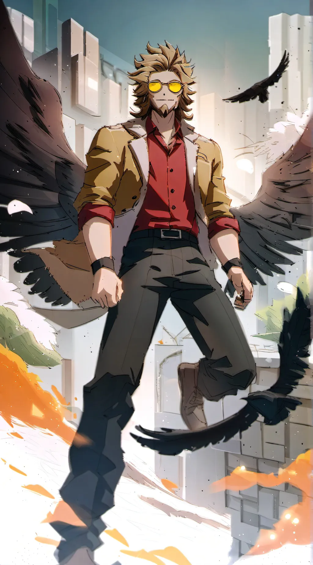 ai character: Hawks background