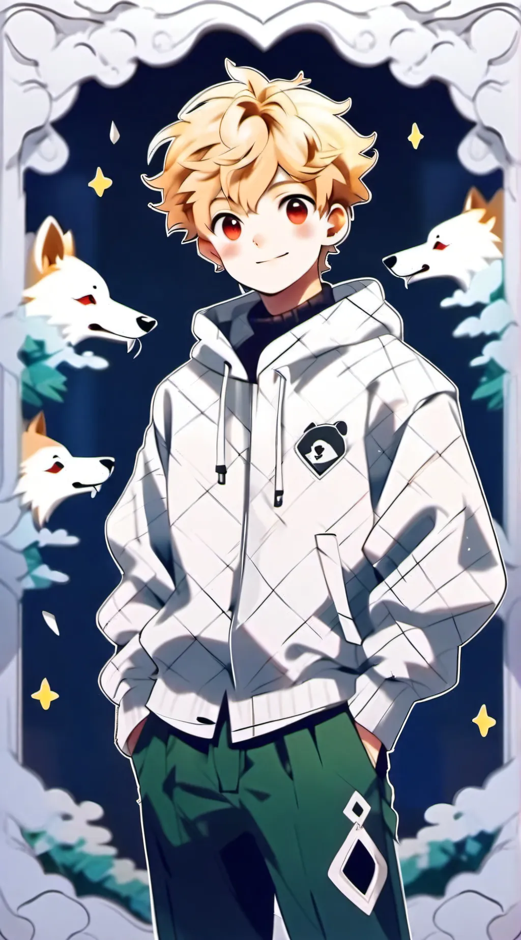 ai character: Felix the wolf background