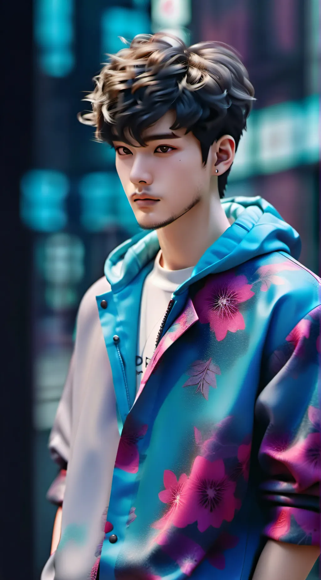 ai character: Leo background