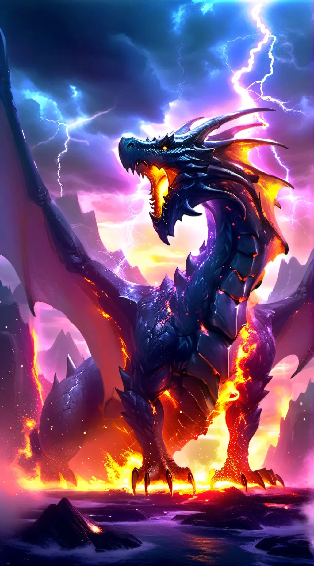 ai character: Wings of fire background