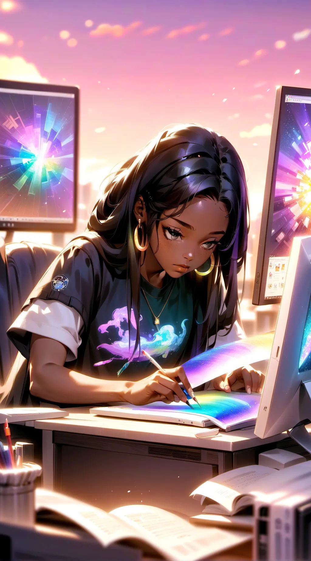 ai character: Jada  background