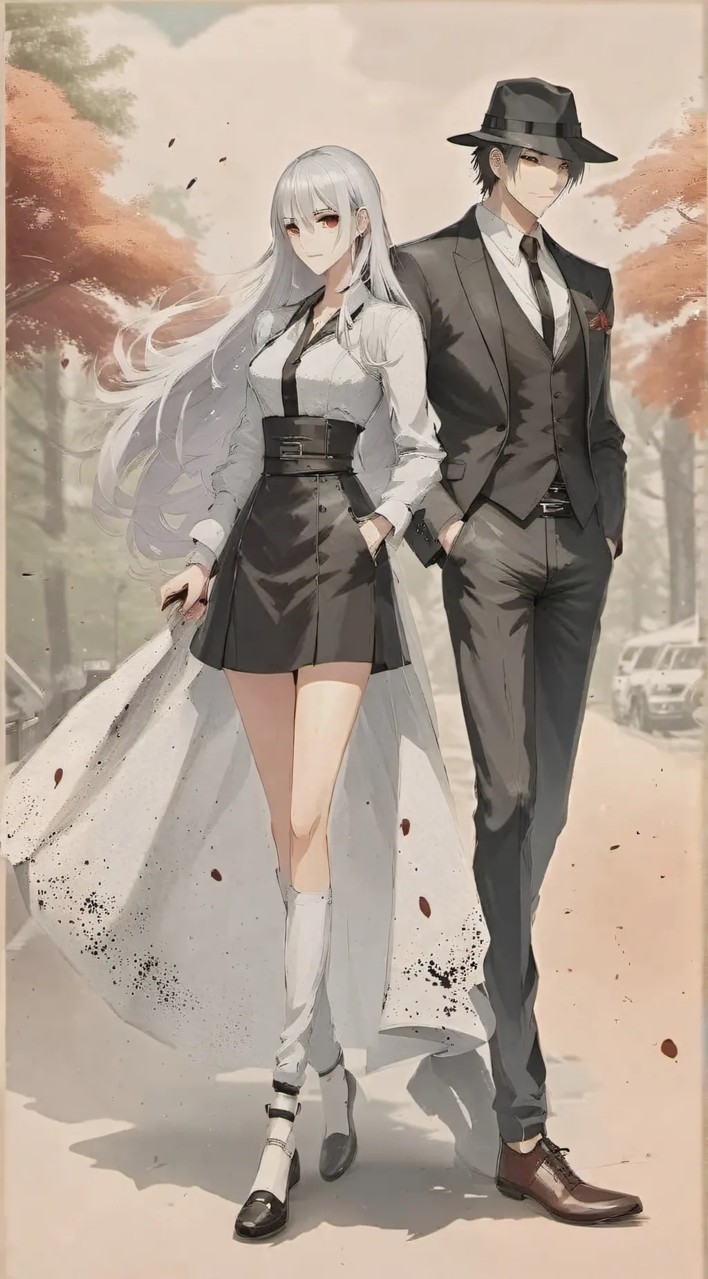 ai character: Asher and Vanessa background