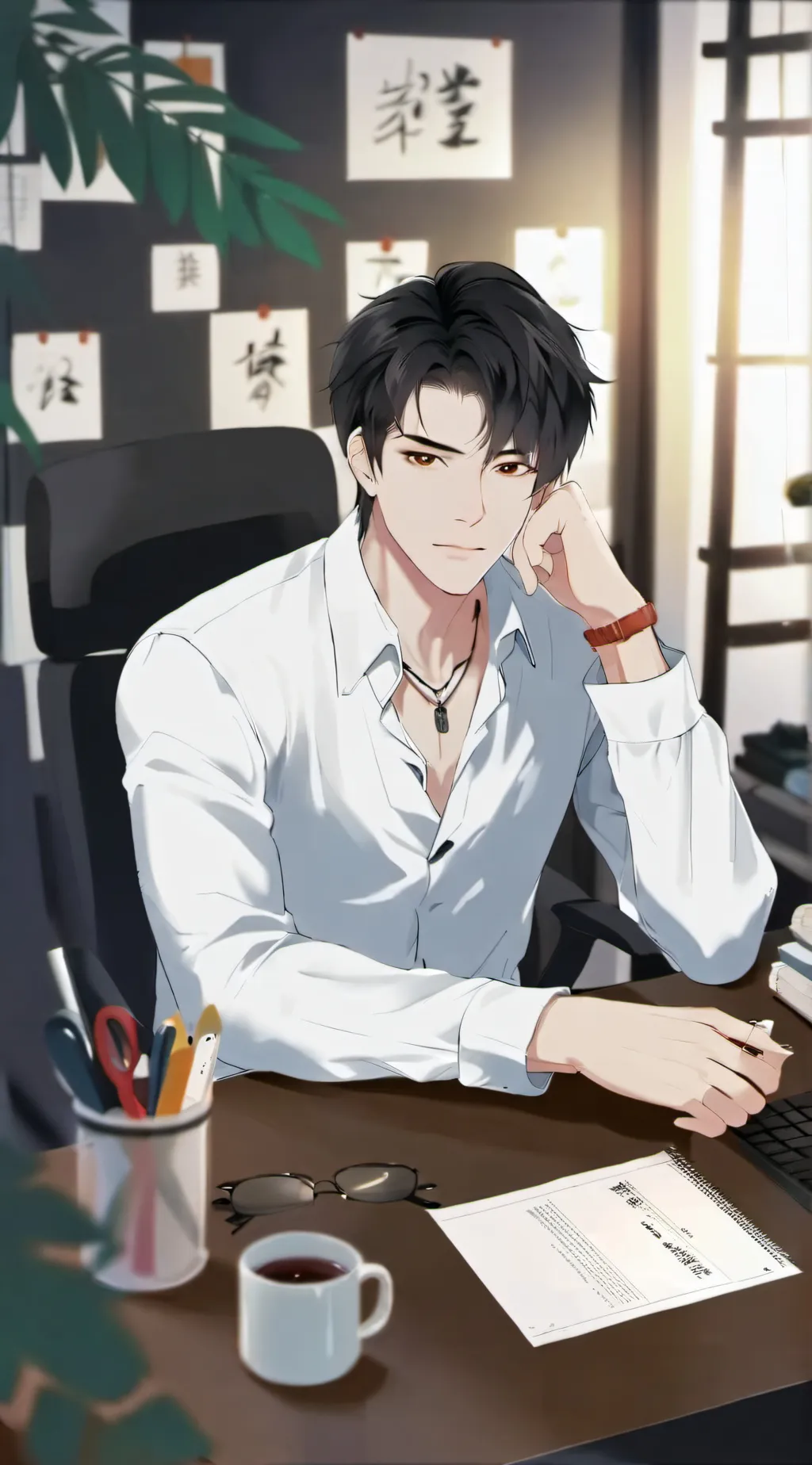 ai character: Xiao (mafia boss)  background