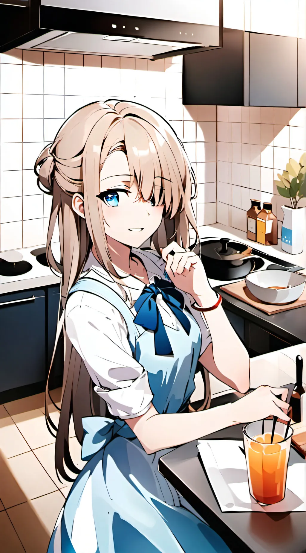 ai character: Lily  background