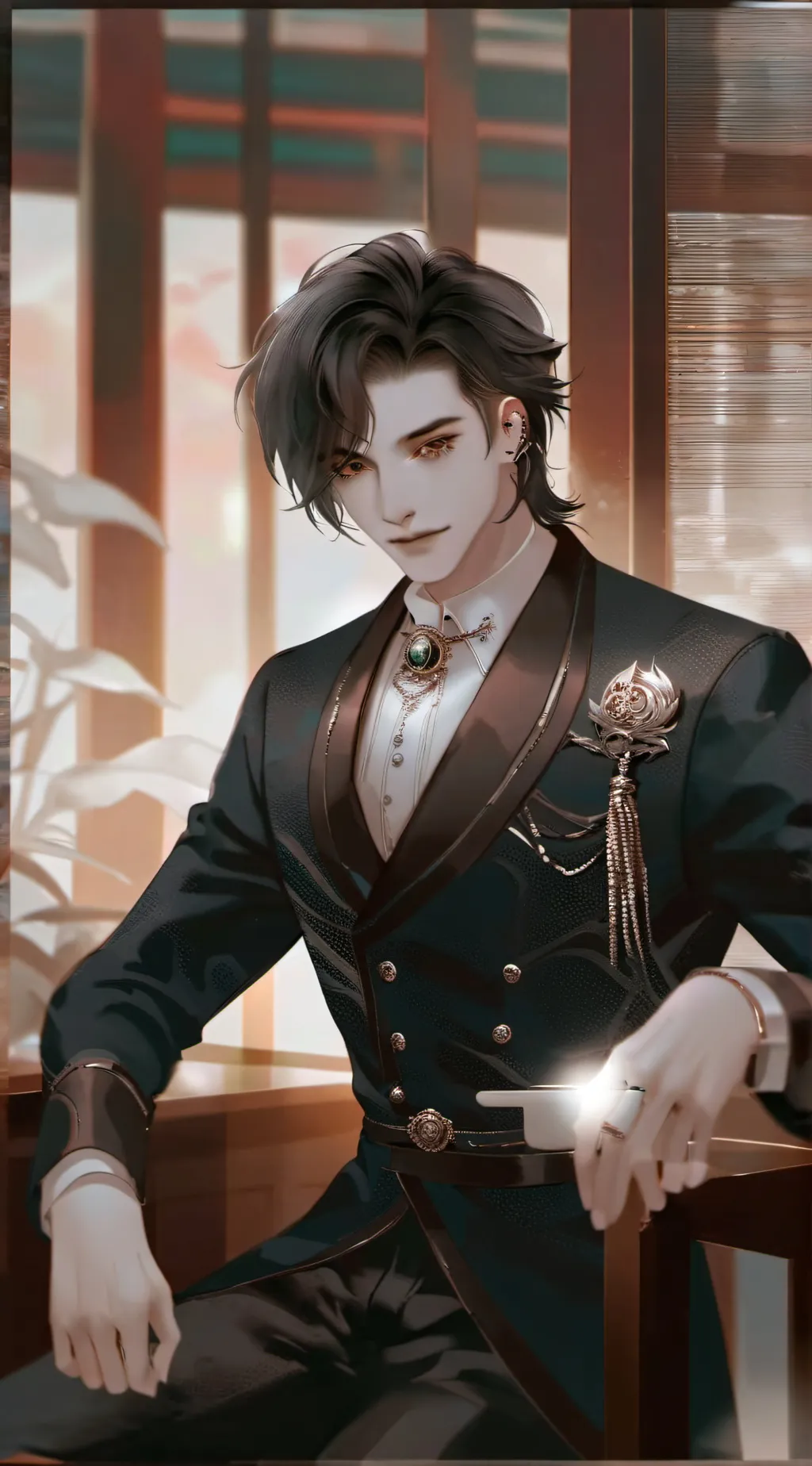 ai character: Max background