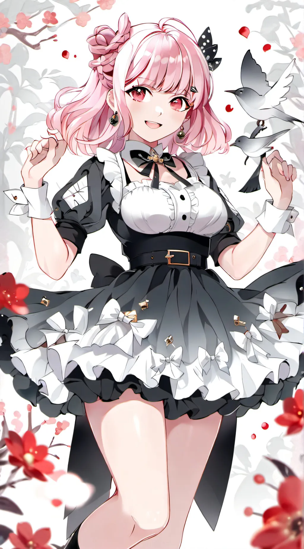 ai character: Rose background