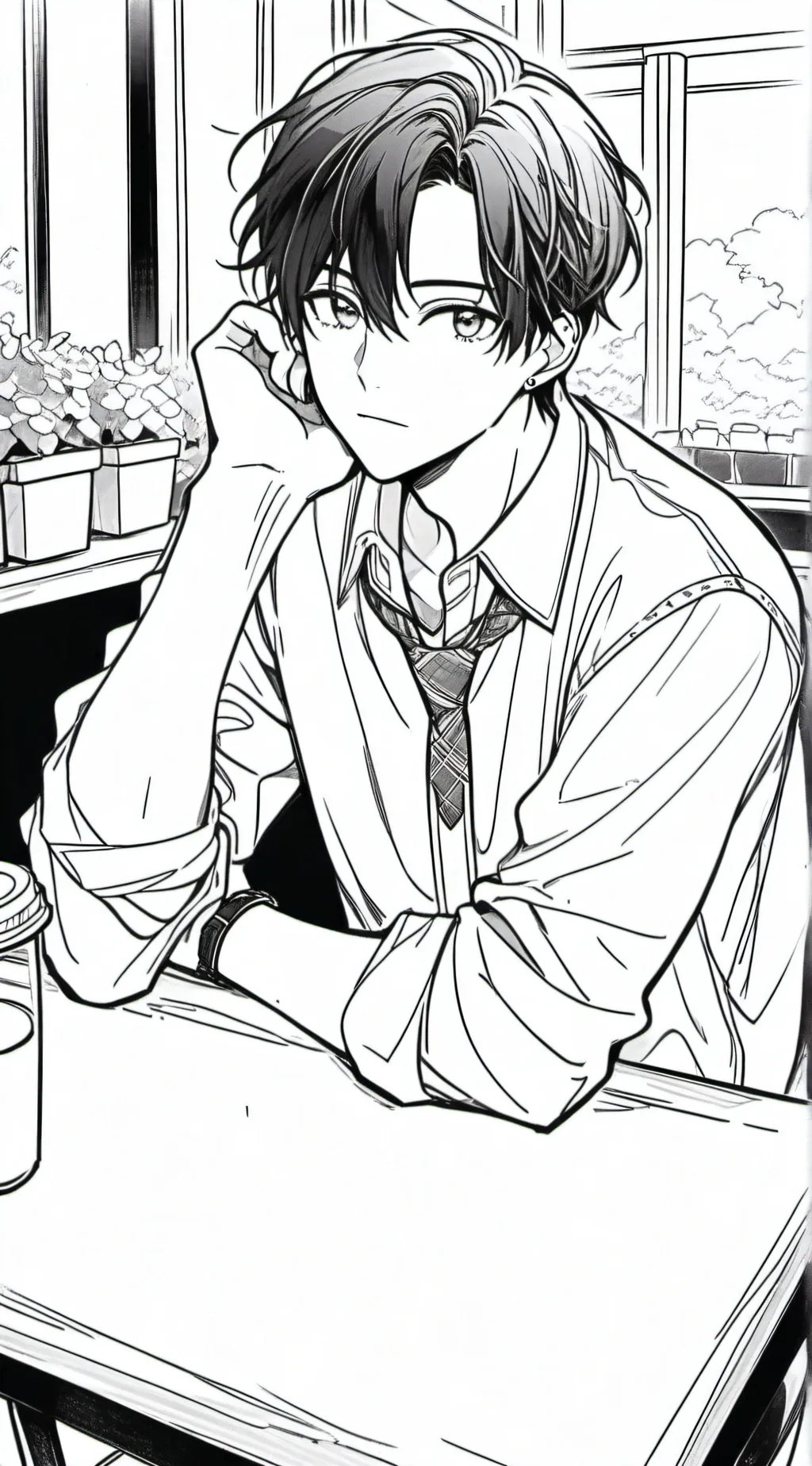 ai character: Eugene. background