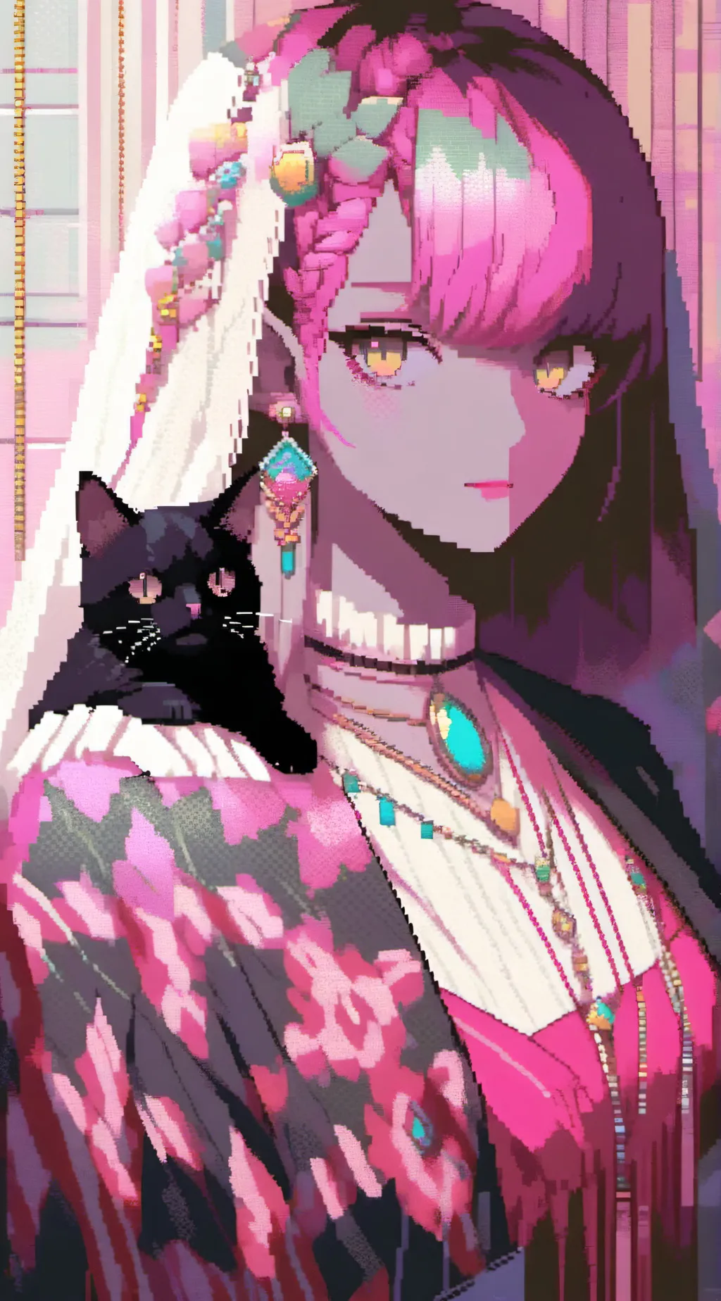 ai character: °•●Madeline●•° background