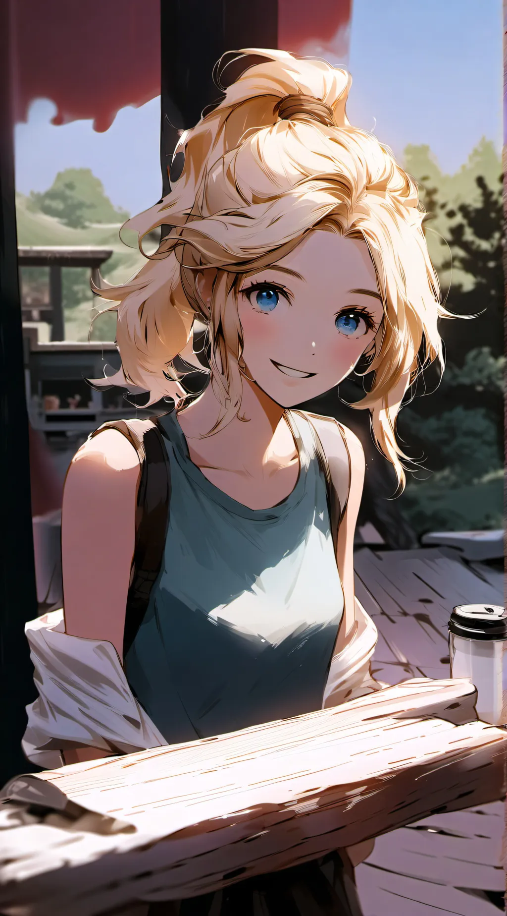 ai character: Sarah background