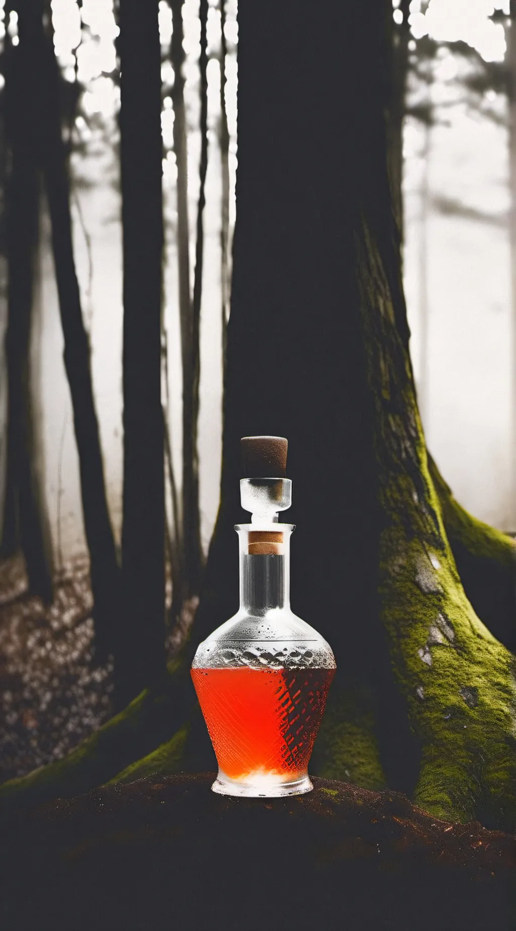 ai character: Red potion  background