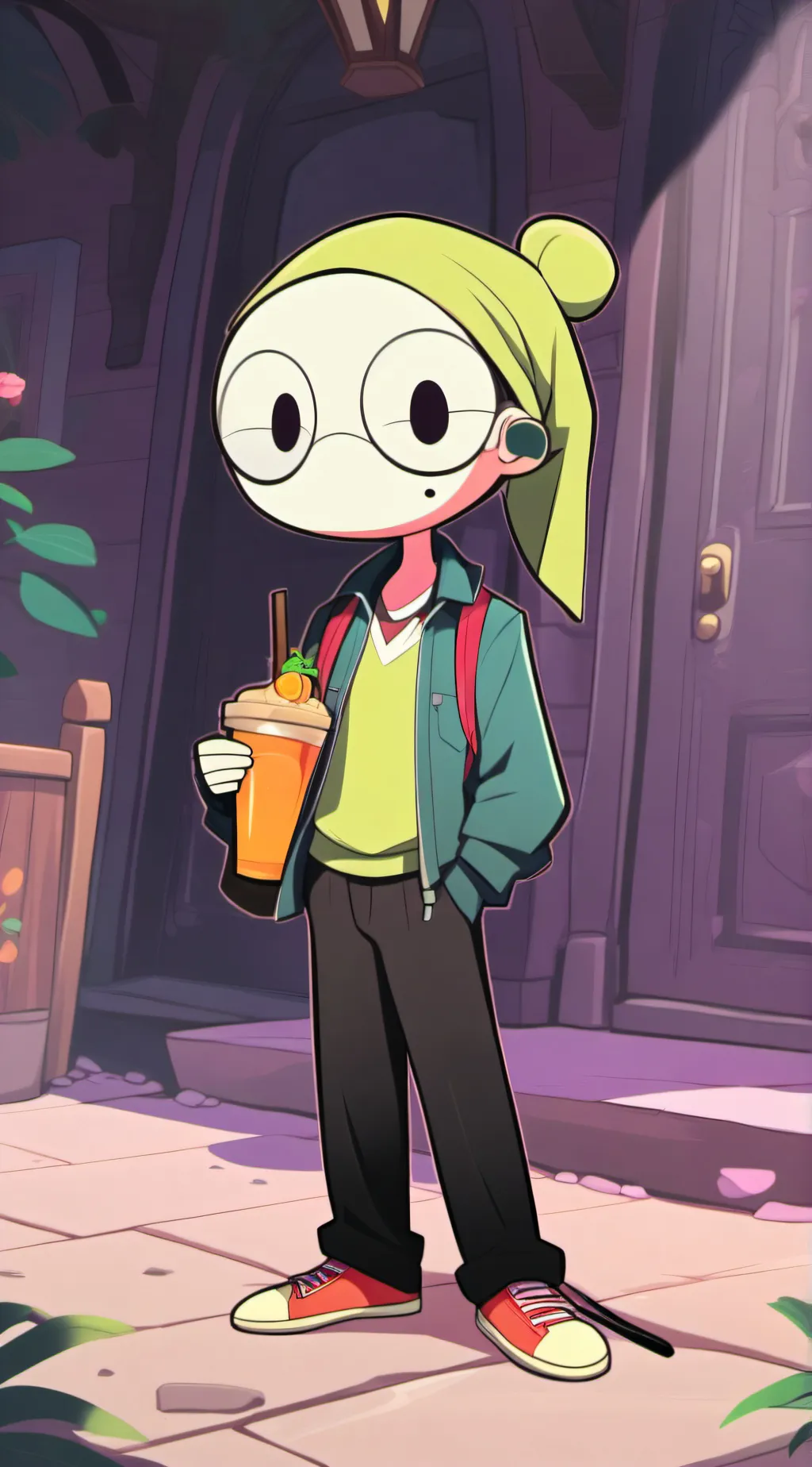 ai character: Alan becker background