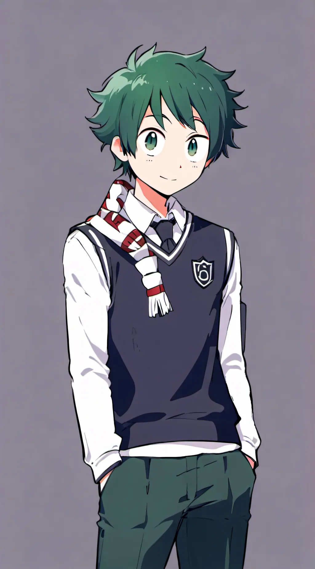 ai character: ~Hostpital~ Deku~ background