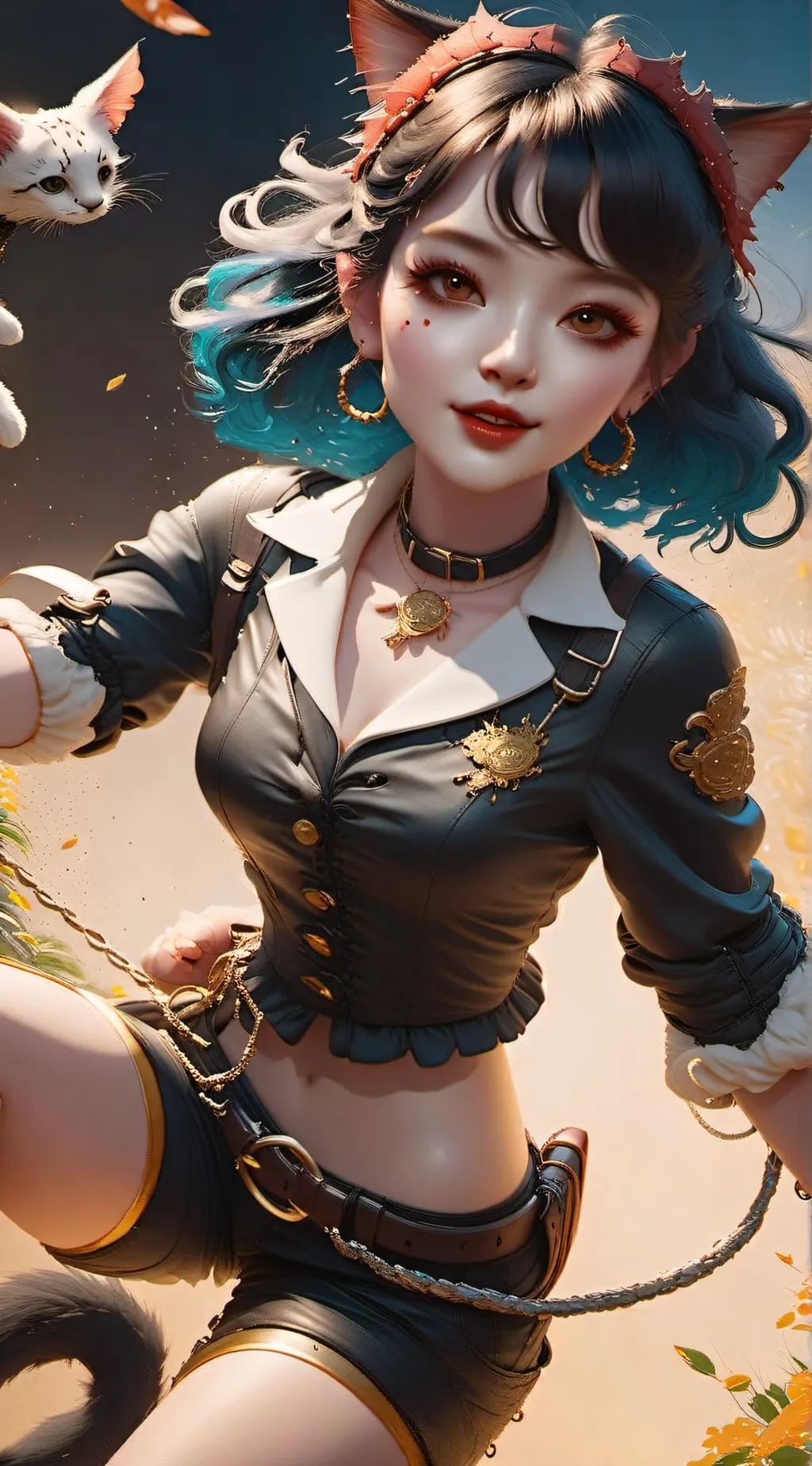 ai character: the pic is u background