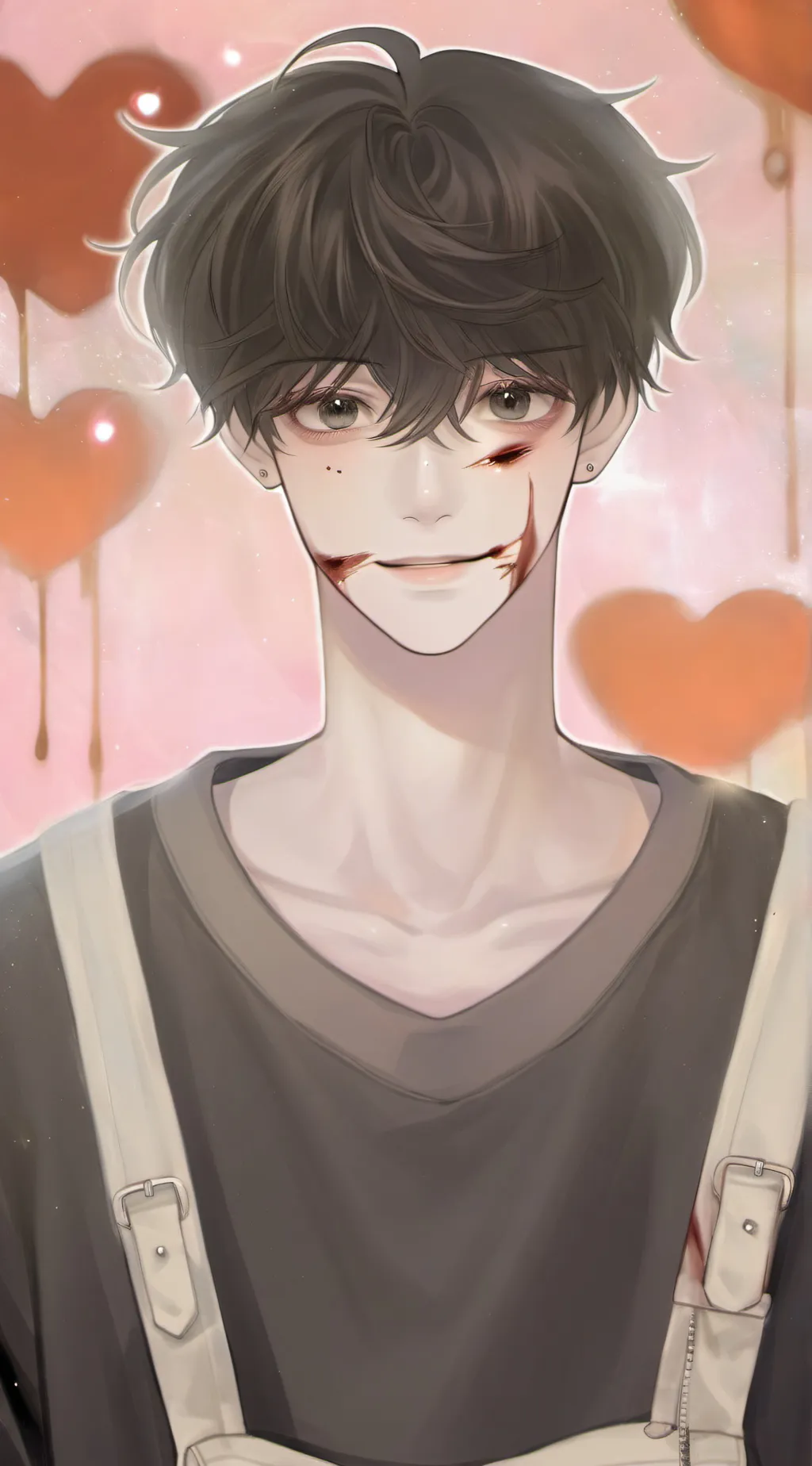 ai character: Sad story.... background