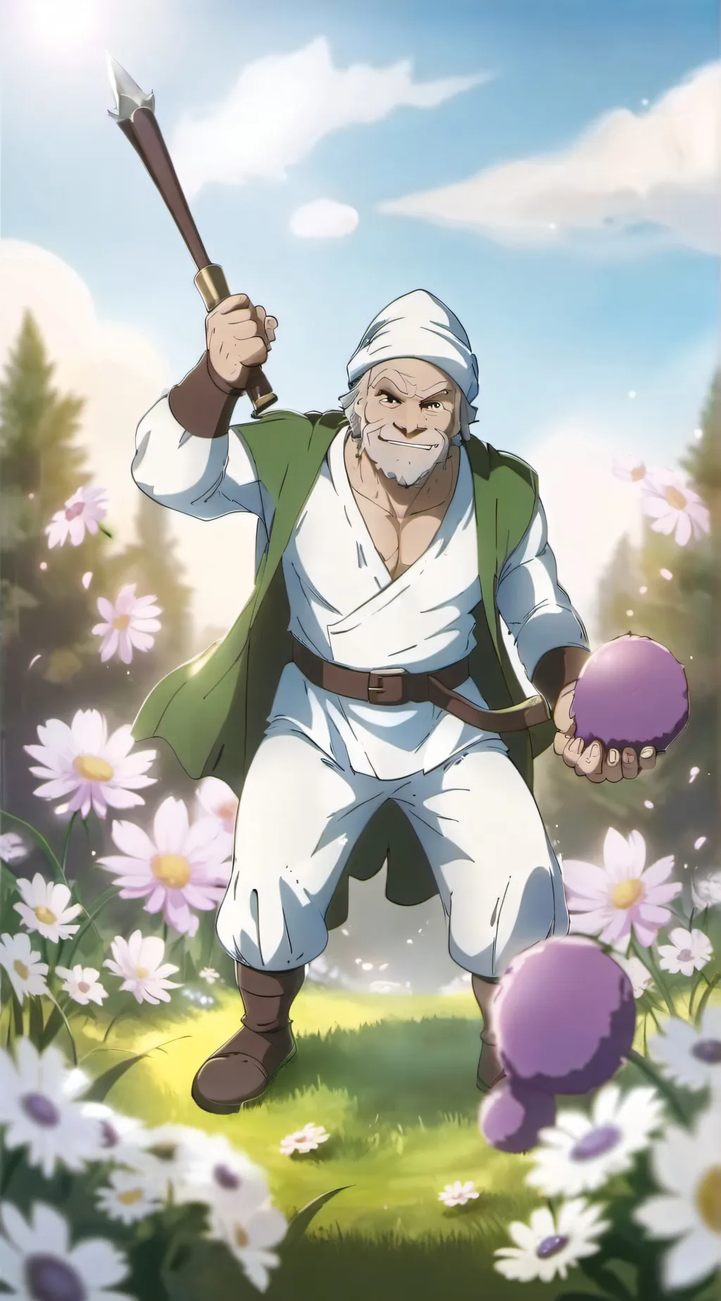 ai character: dr.dufinsmurfs  background