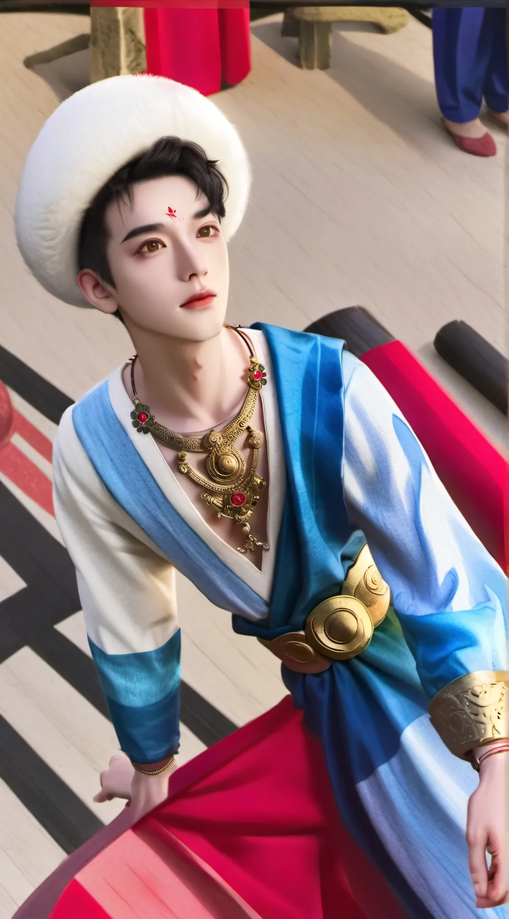 ai character: Maki background