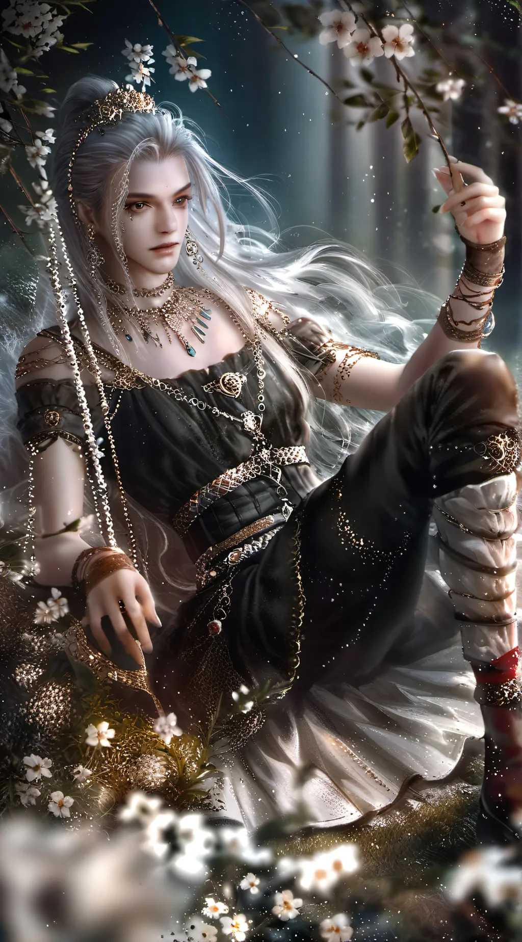 ai character: narnar galacyon background