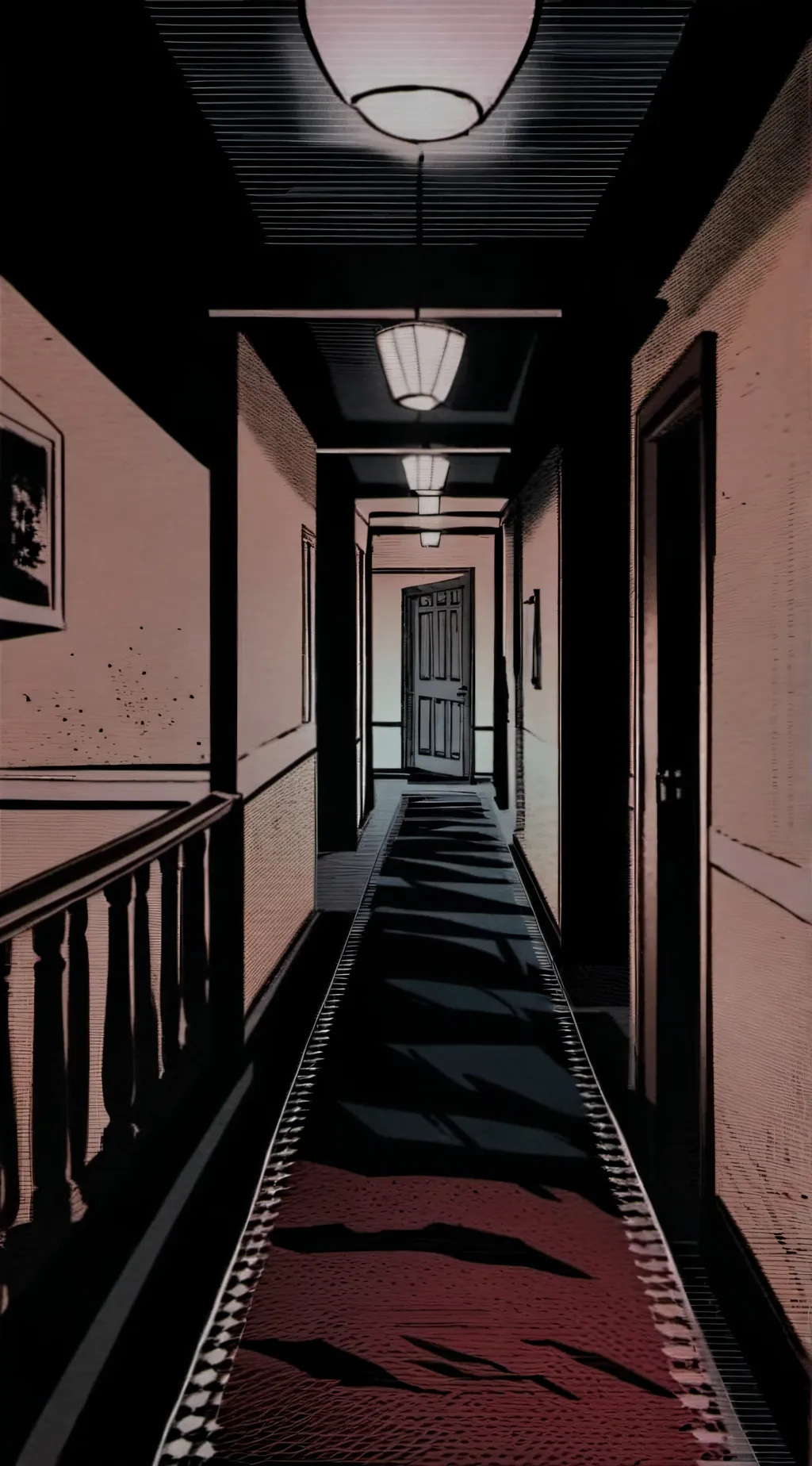 ai character: interminable rooms background