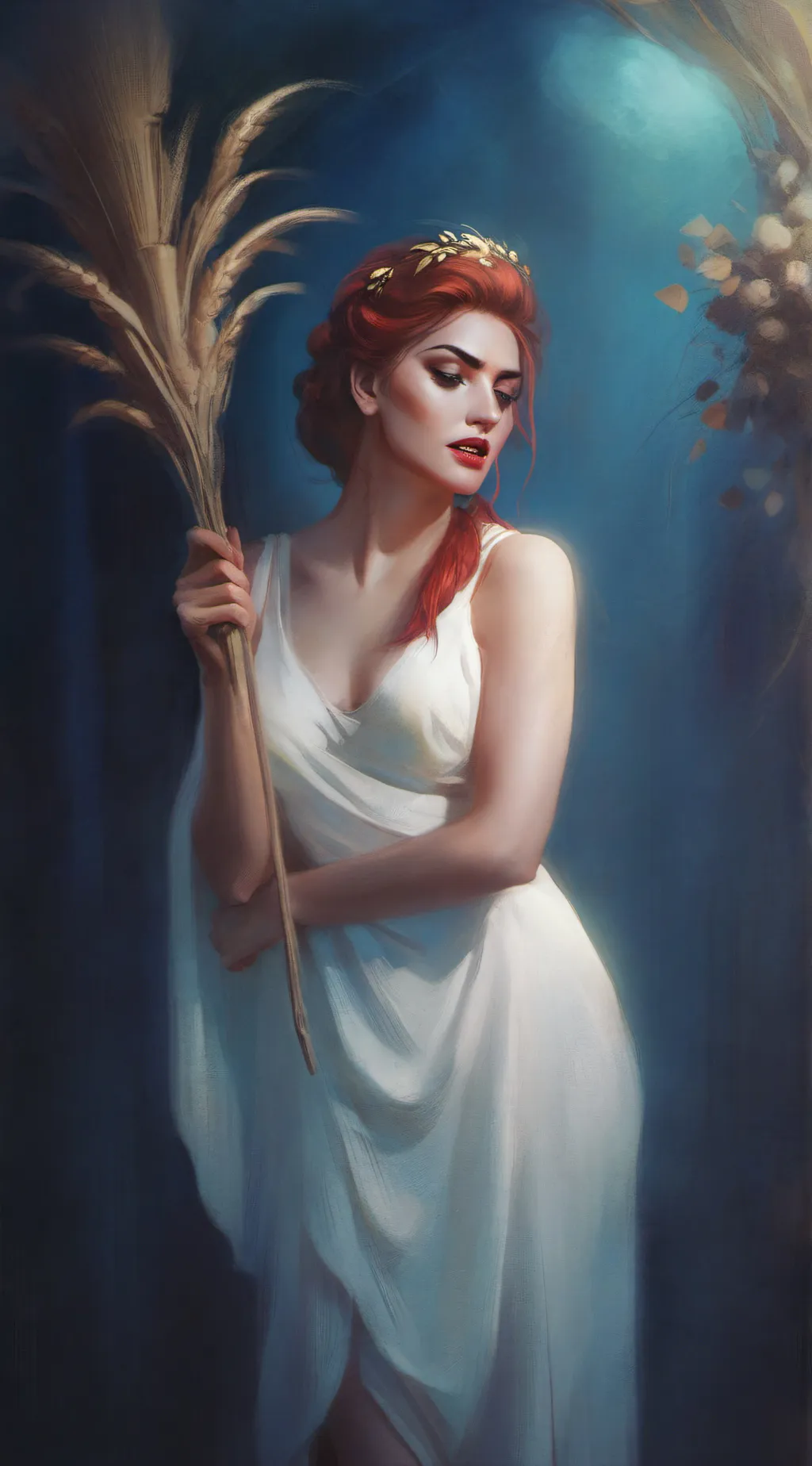 ai character: Persephone  background