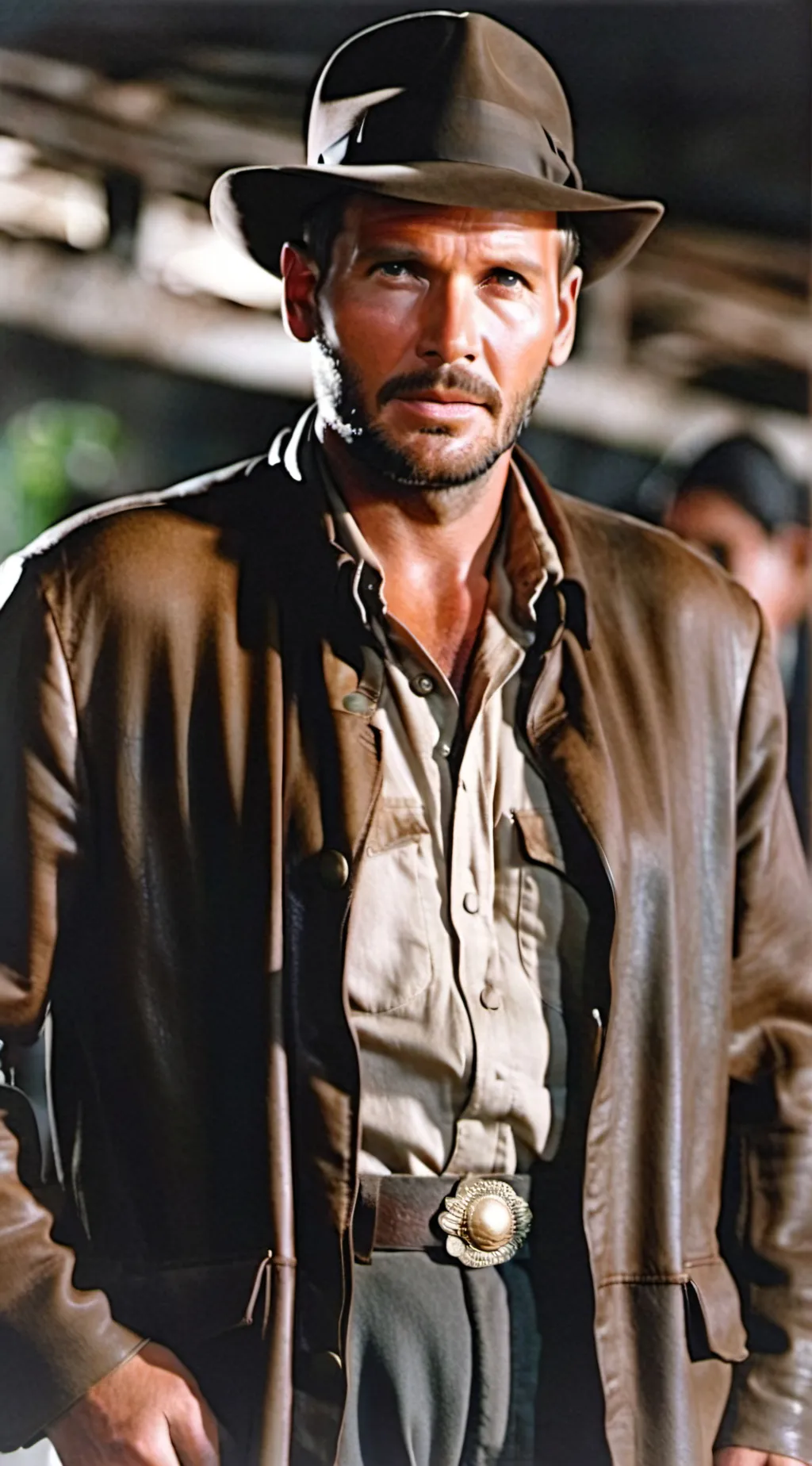 ai character: Indiana jones background