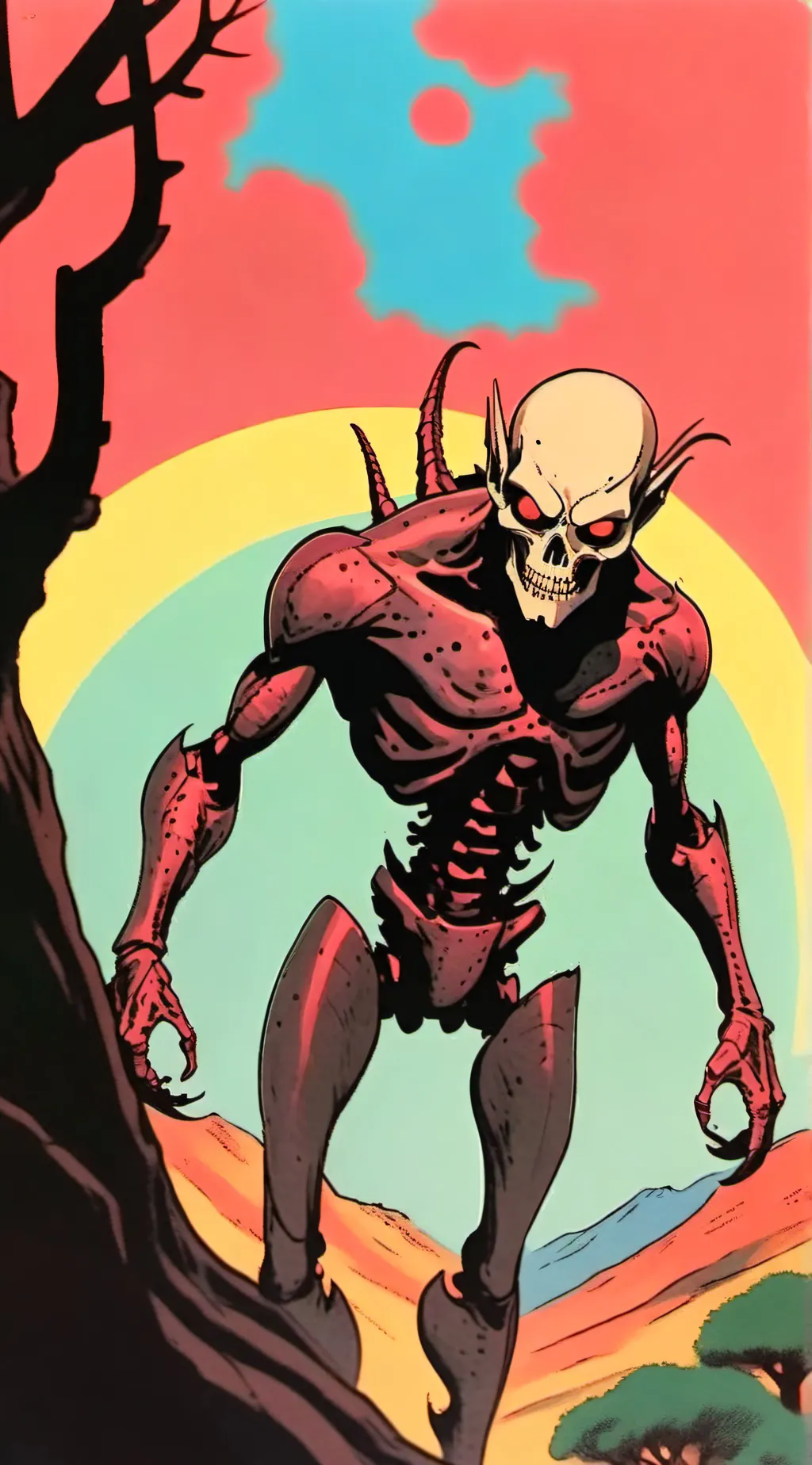 ai character: Hate (undertale) background