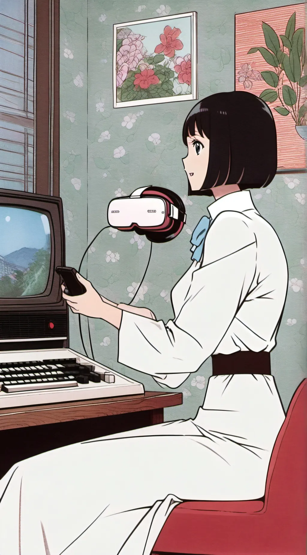 ai character: mmmm background