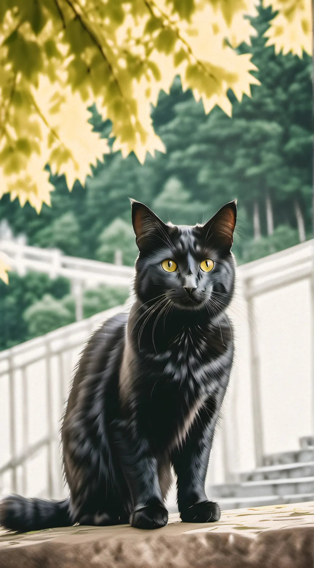 ai character: CHARLIE'S CAT background