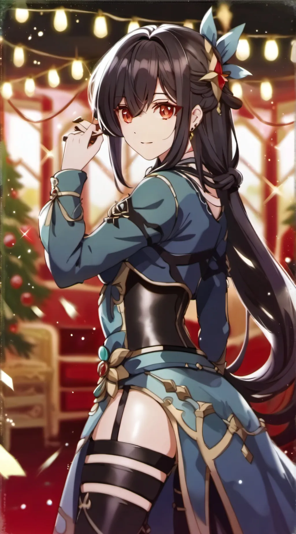 ai character: Aurora background