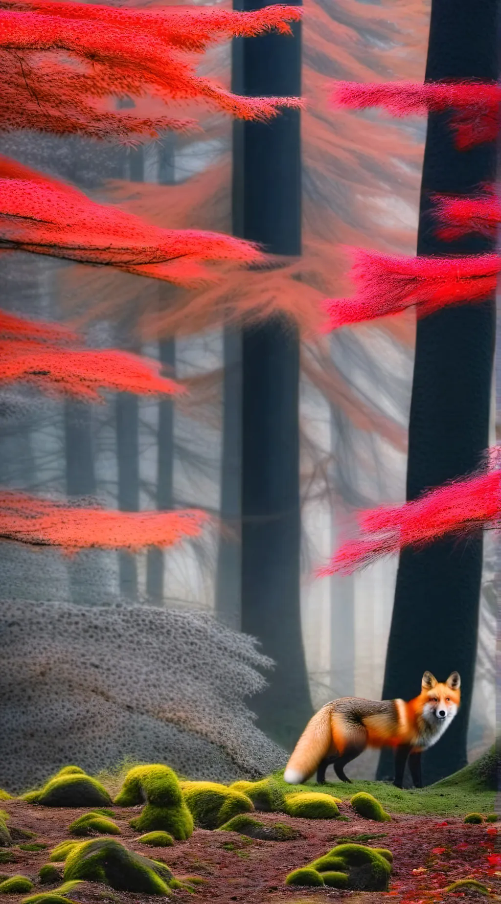 ai character: MHA Fox background