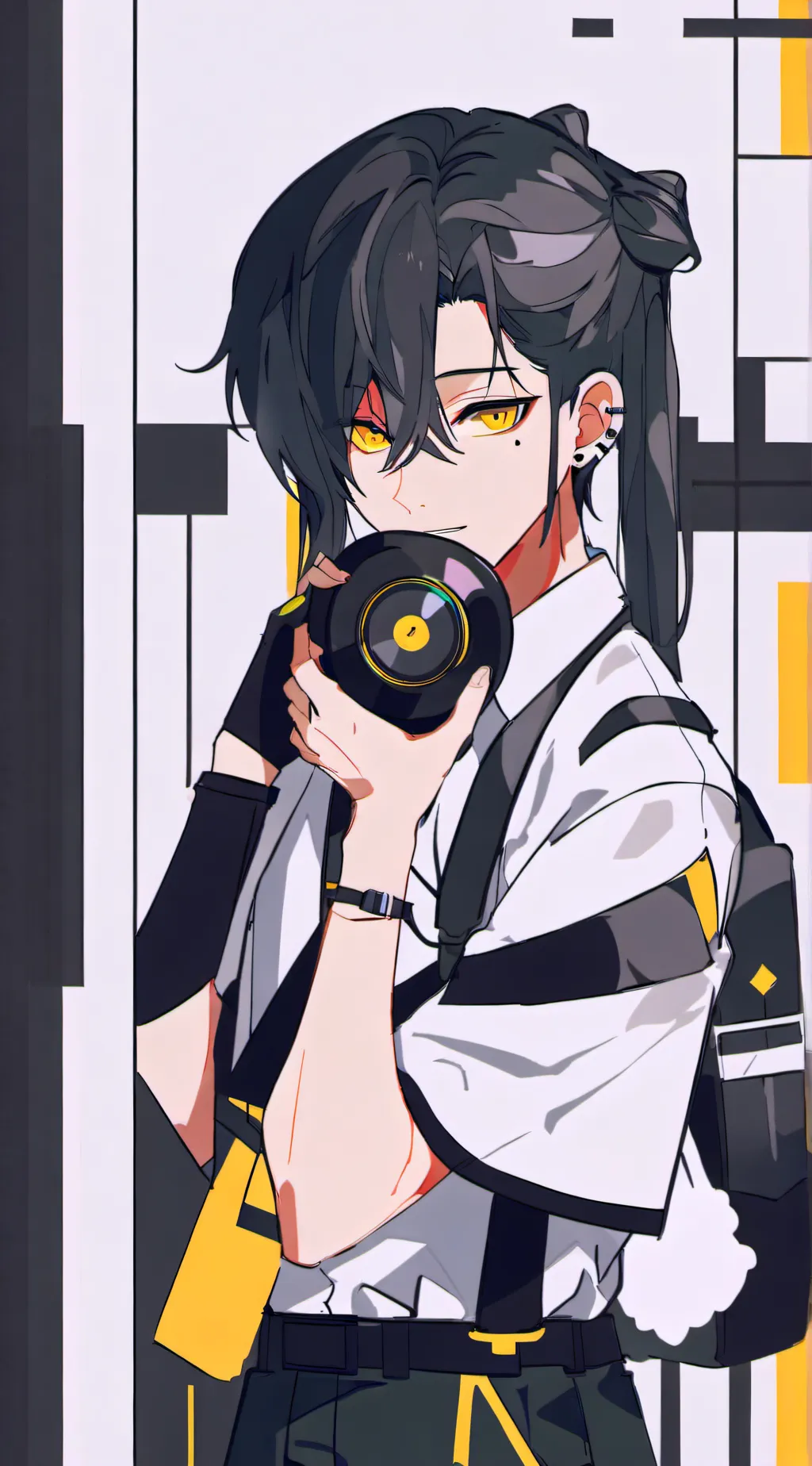 ai character: Kissing school background