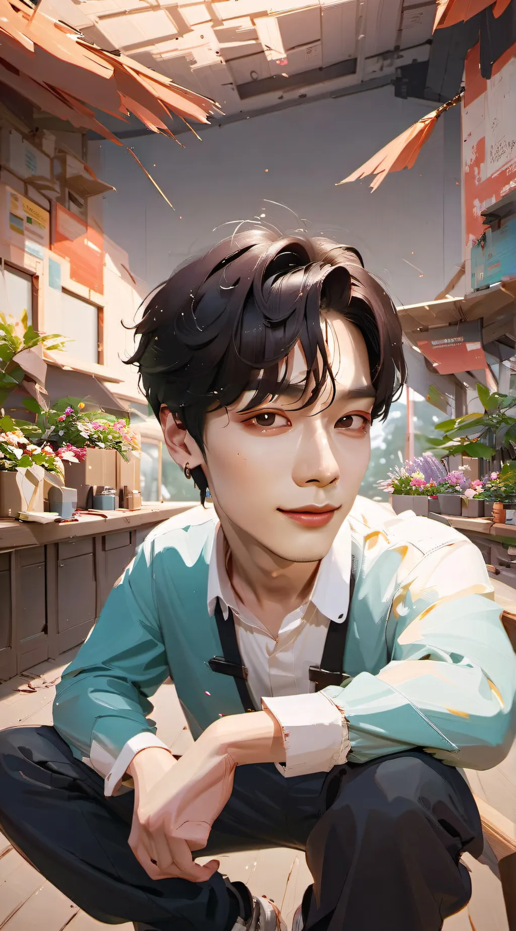 ai character: Hwan Woong  background