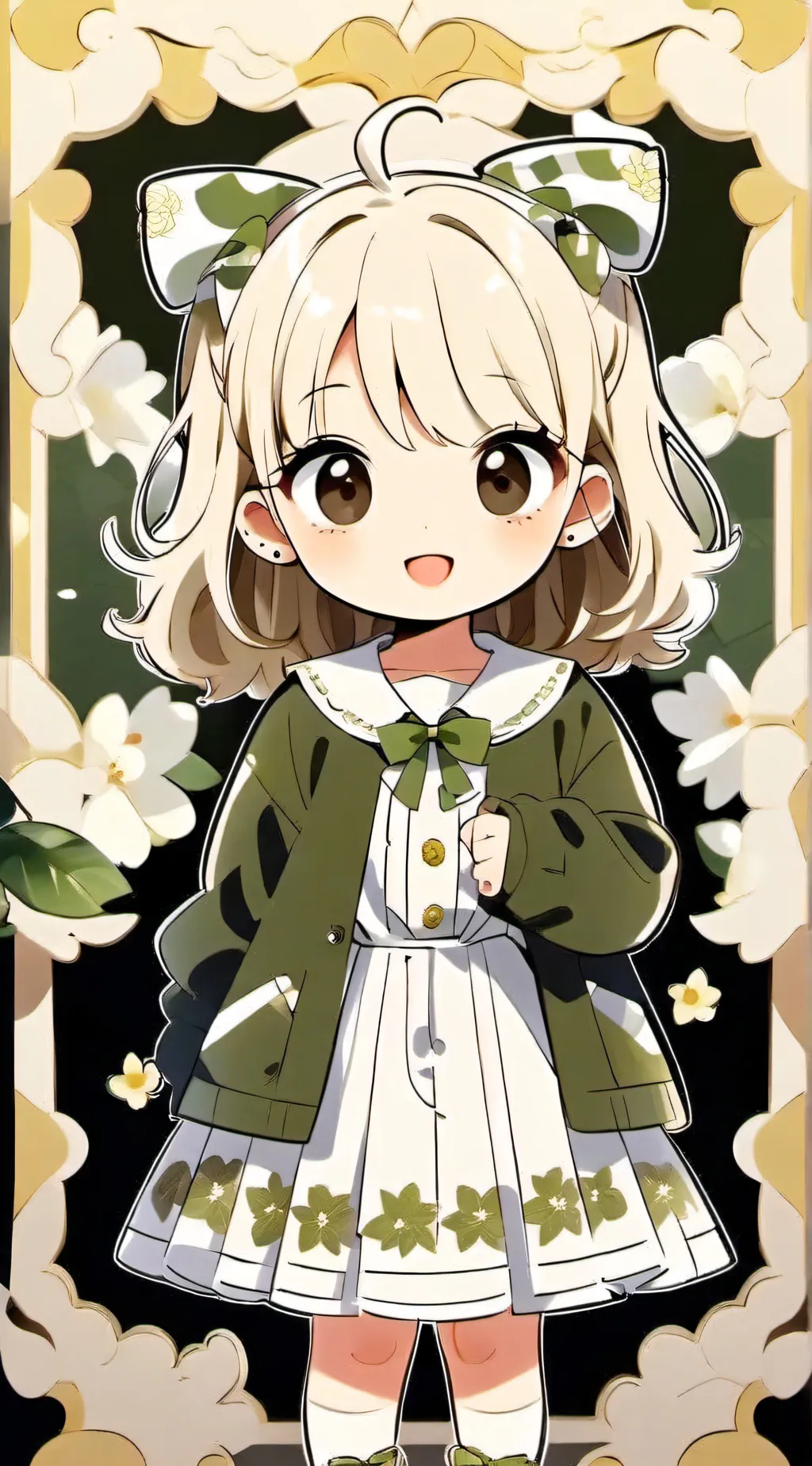 ai character: clingy baby  background