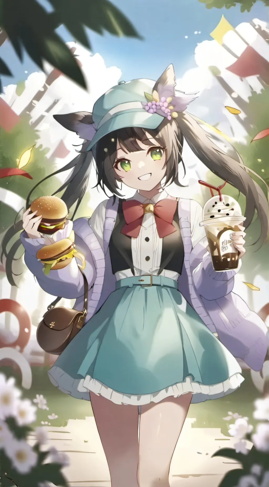 ai character: Hazbin hotel meme background