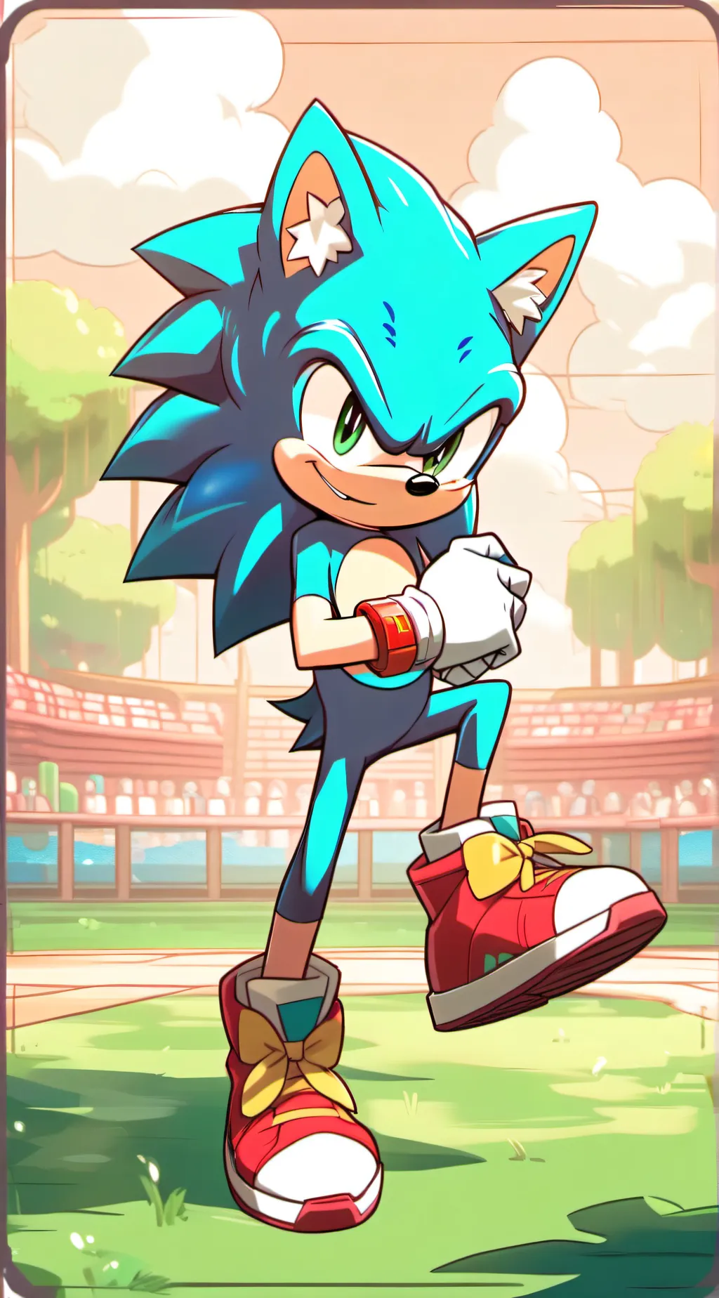 ai character: Your sonic OC background