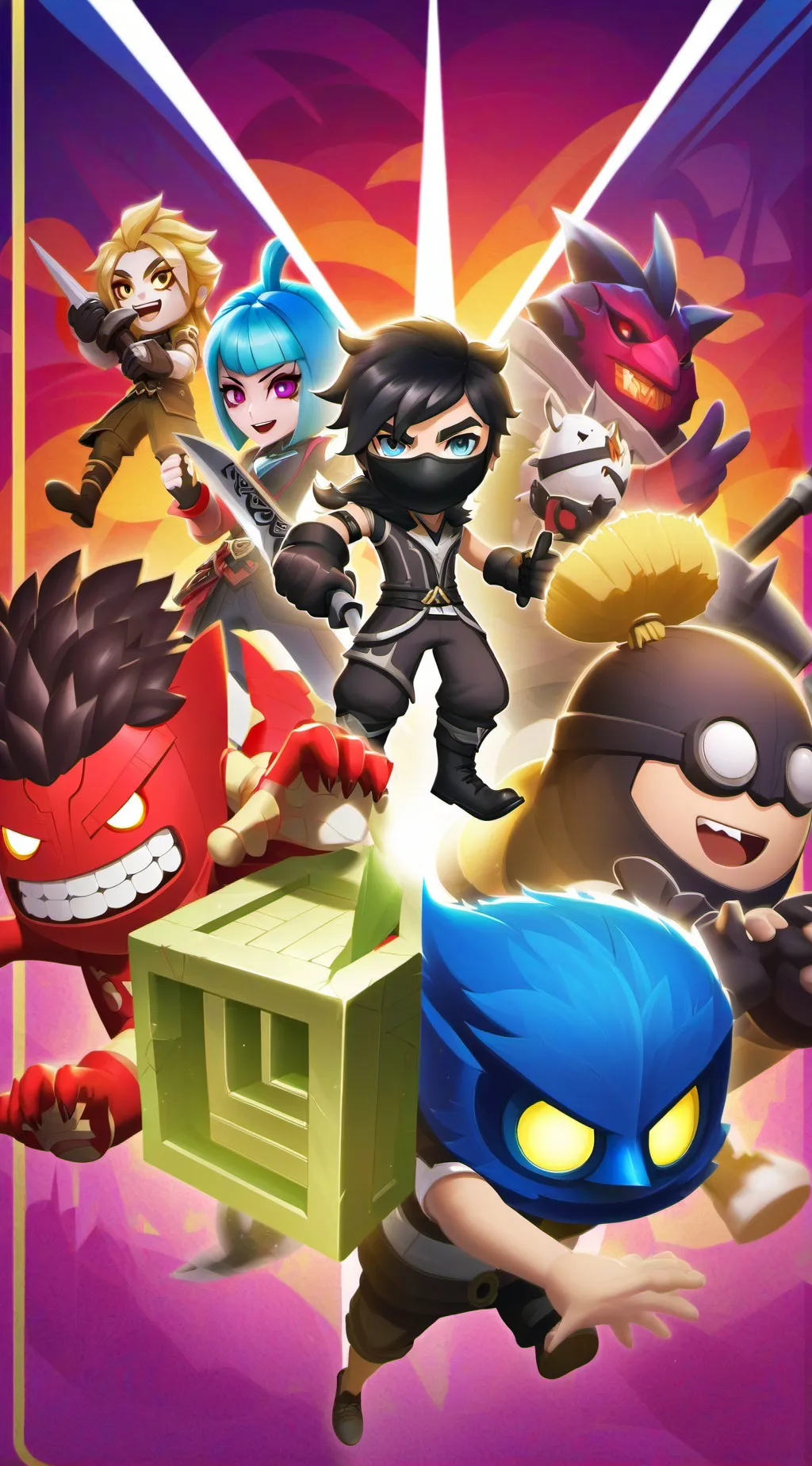 ai character: stronger than you  background