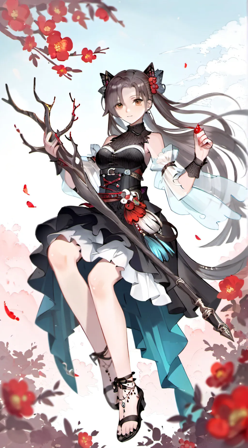 ai character: Sakura Bladeheart background