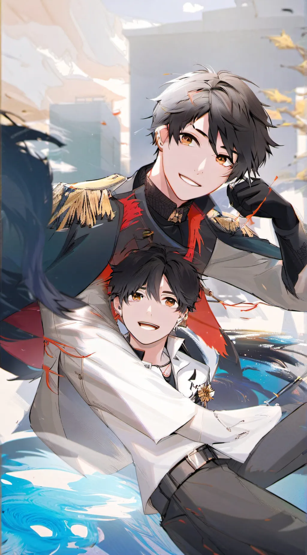 ai character: Carlton  background