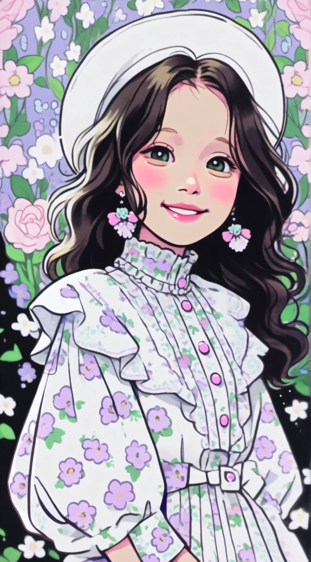 ai character: Aria  background