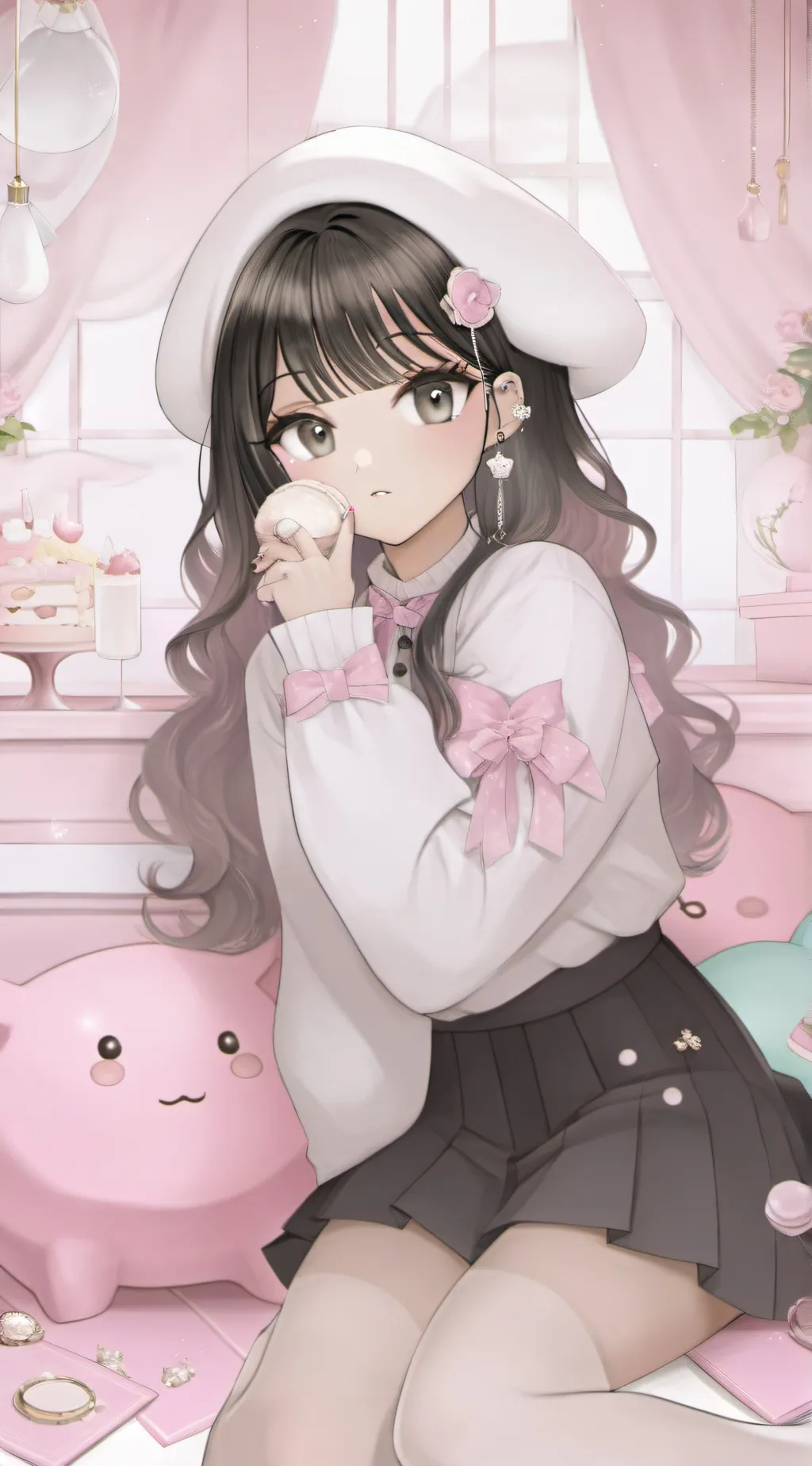 ai character: Lilly~ background