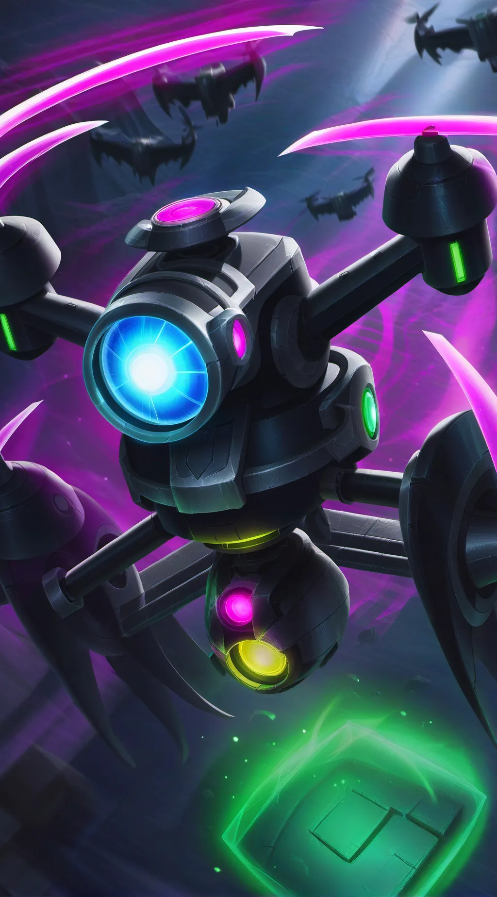 ai character: Murder drones background