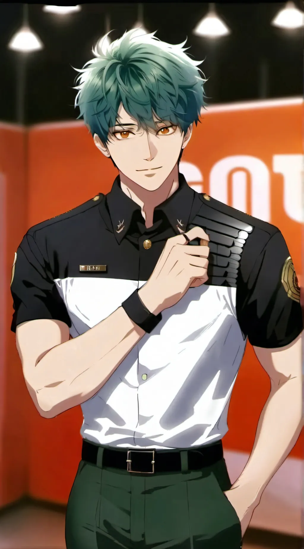 ai character: MHA sibling day background