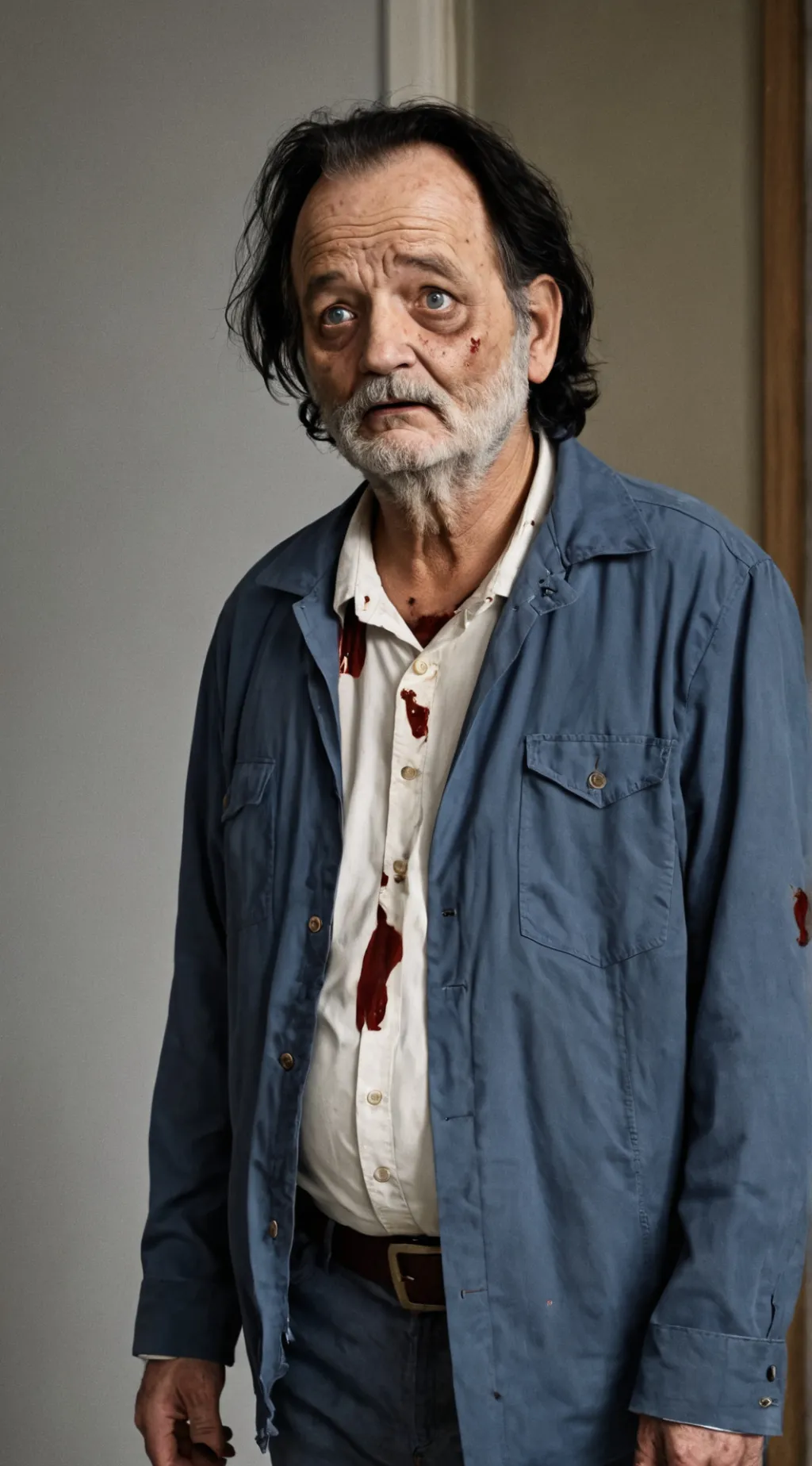 ai character: Zombil Mray Parody background