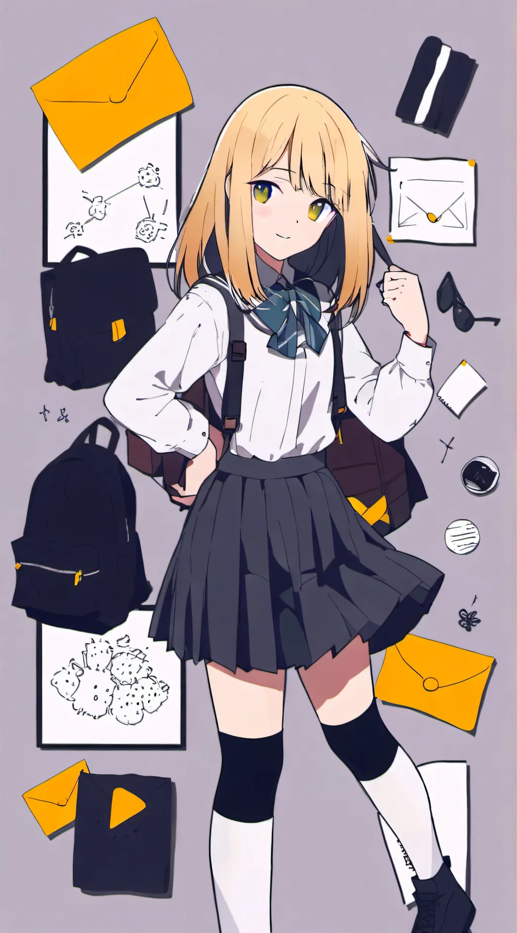 ai character: ui shigure background