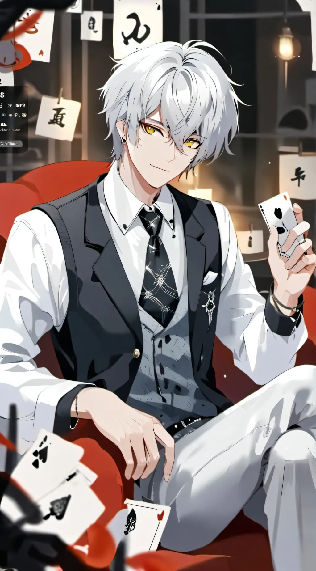 ai character: Harvey background